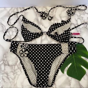 Betsey Johnson reversible bikini